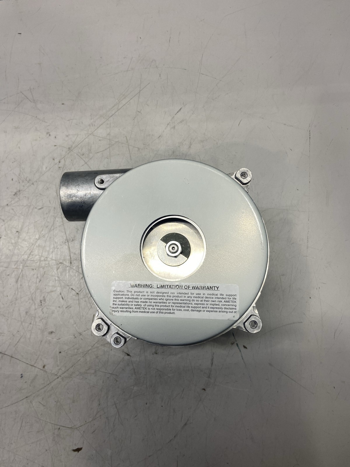 Ametek Windjammer Brushless Blower 5.7″ 120VAC 99CFM 29″ H2O Bypass 117991-01