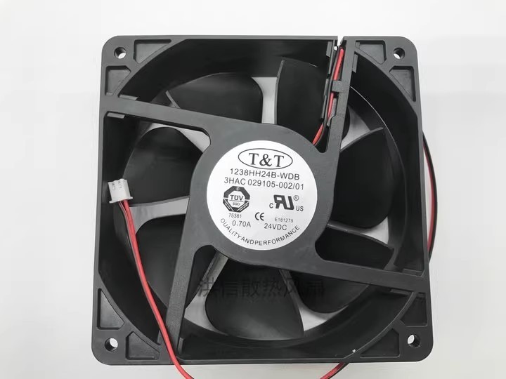 1PCS 1238HH24B-WDB DC24V 0.70A 12CM 2-Pin Inverter Cooling Fan