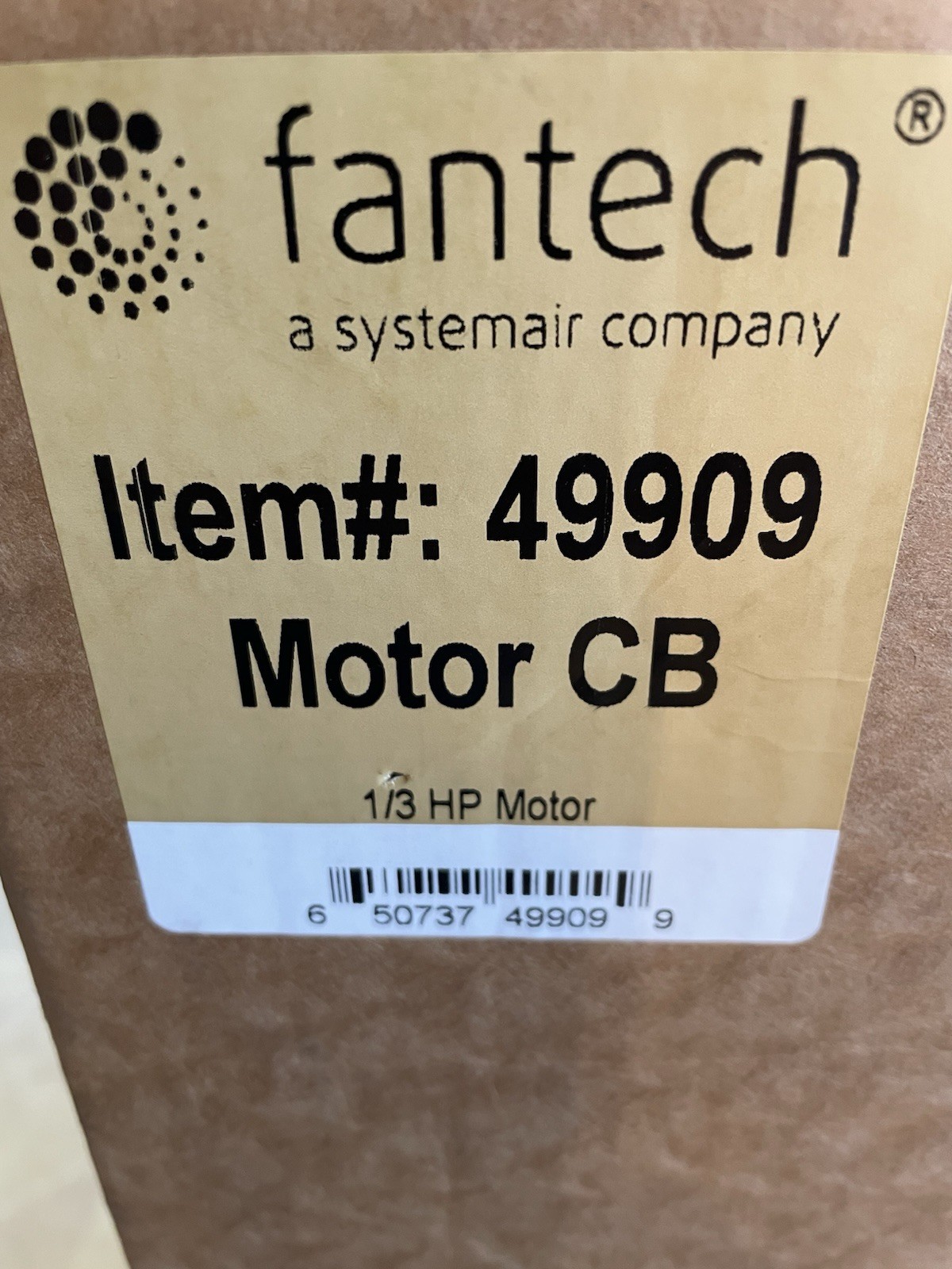 C55JXJKL-4526 US Motor Exhaust Fan Motor 1/3 HP 1725 RPM 115v 230v Fantech 49909