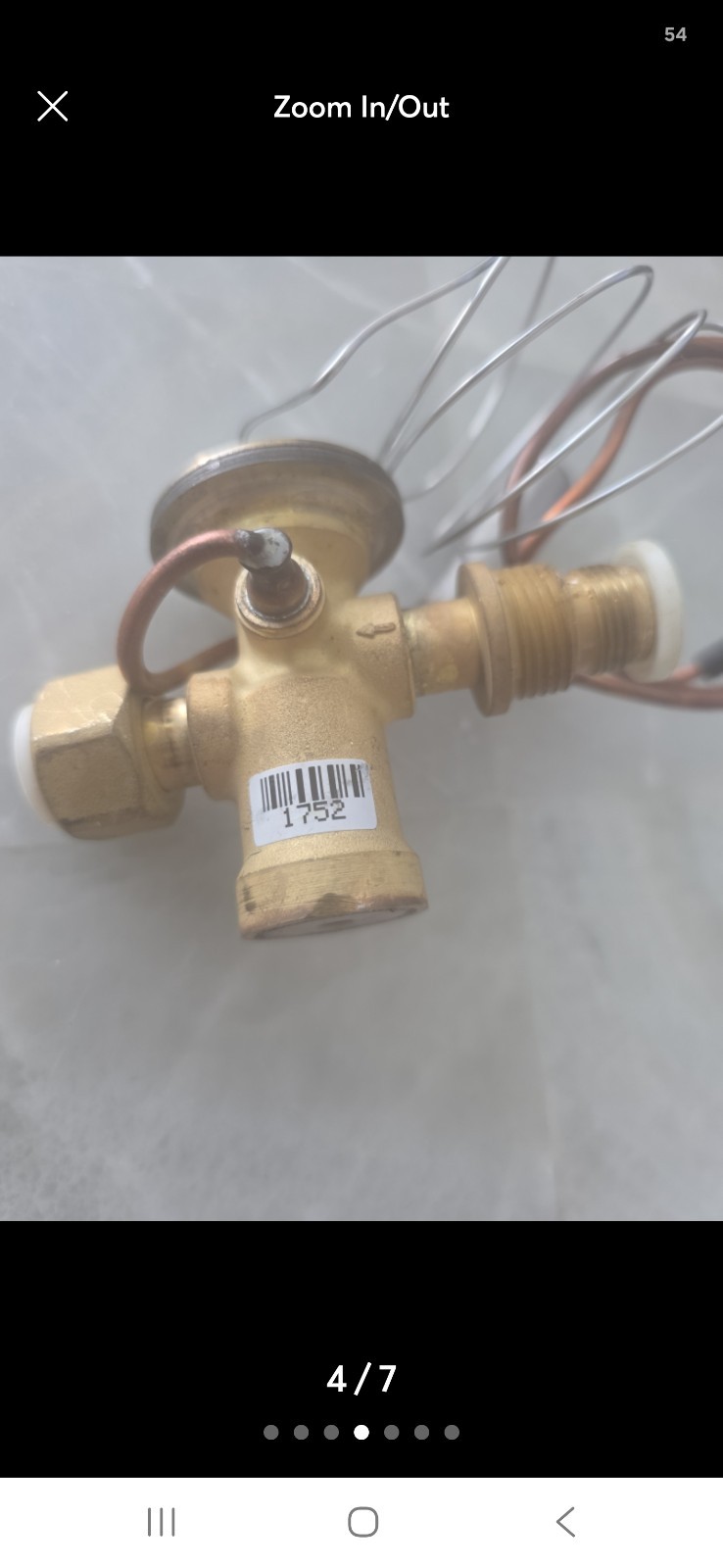 Nordyne 669682 REPLACEMENT TXV THERMOSTATIC EXPANSION VALVE
