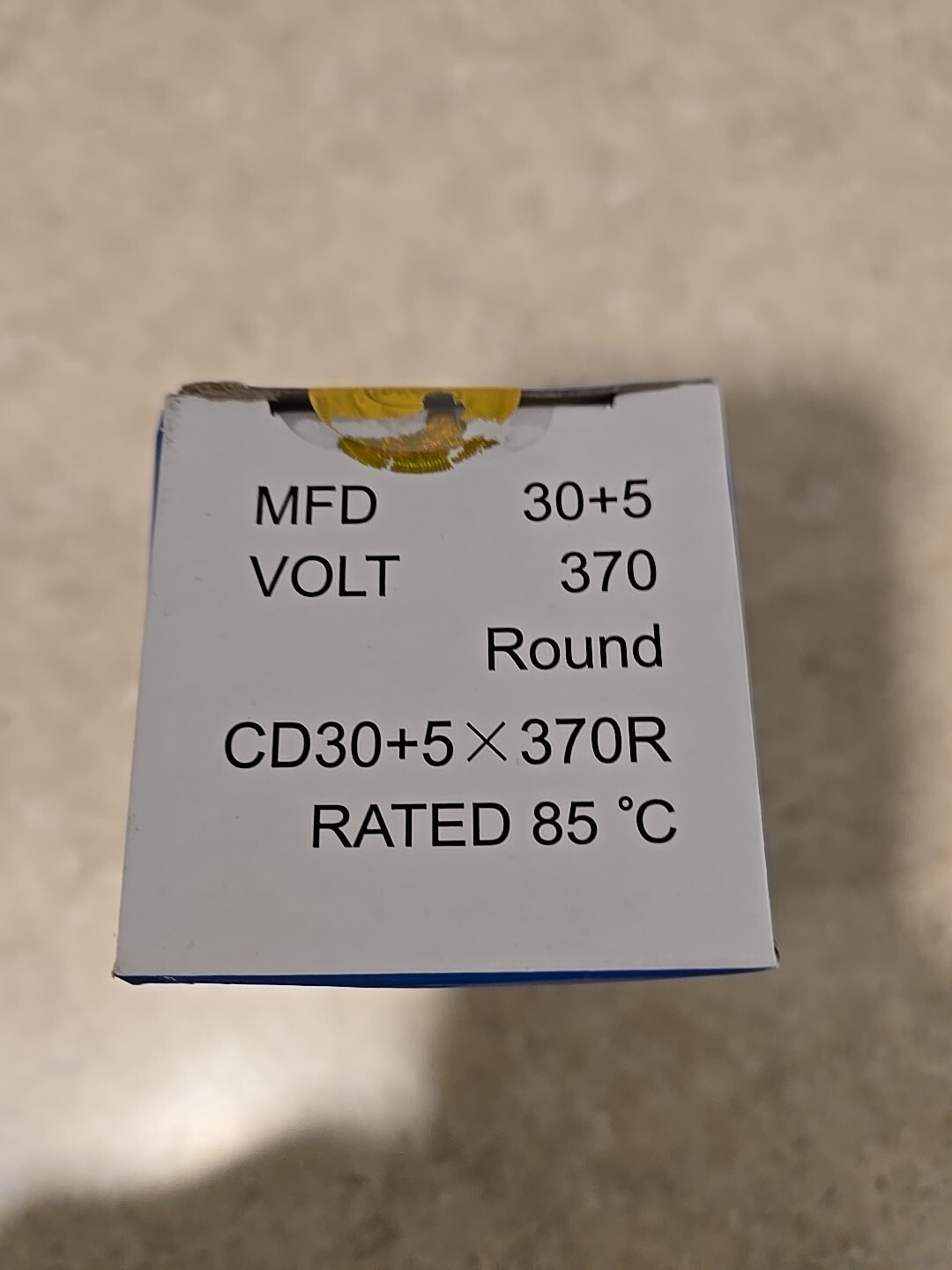 Supco CD30+5×370R Round Dual Run Capacitor