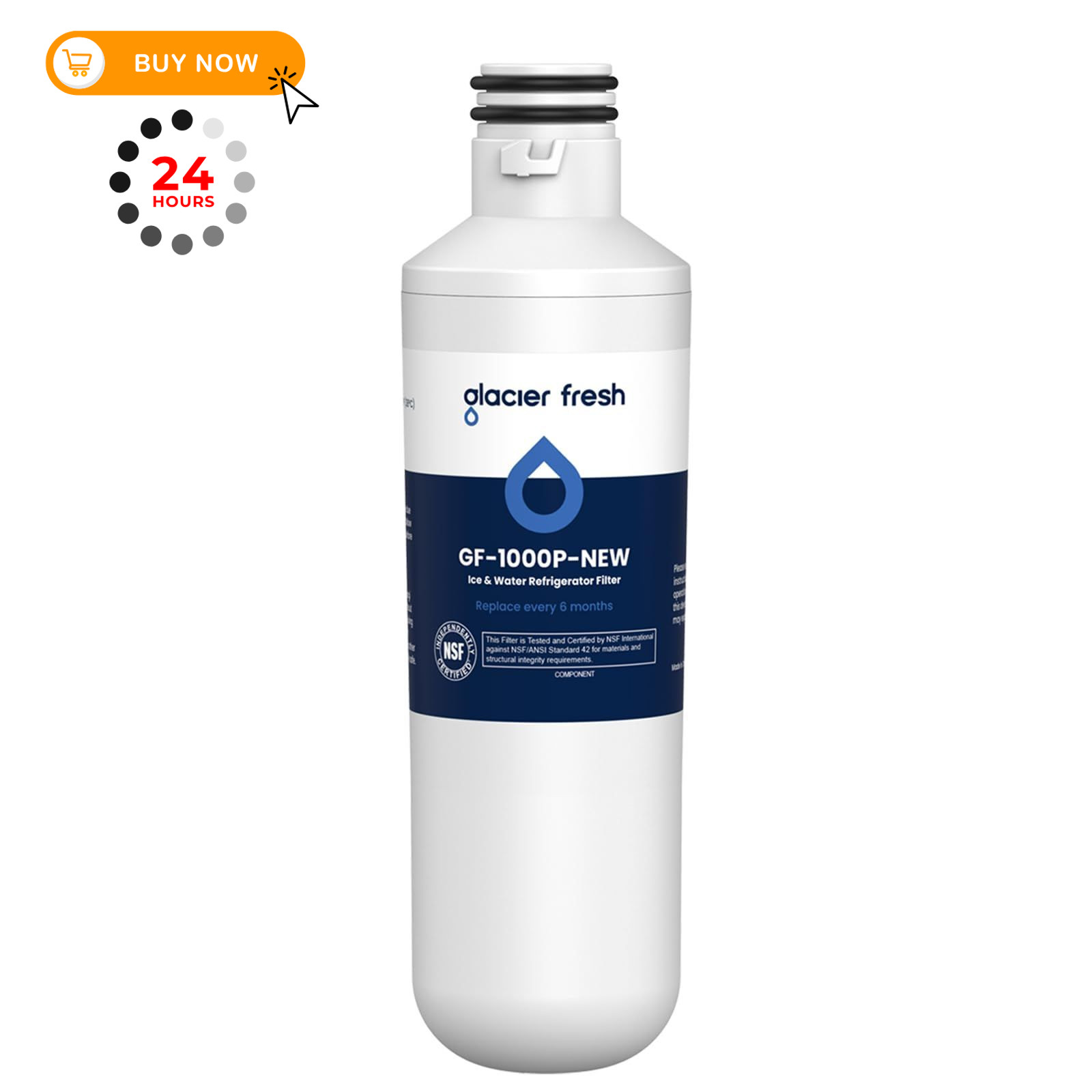 GLACIER FRESH Water Filter LT1000PC 1 Count (Pack of 1), 1 1)