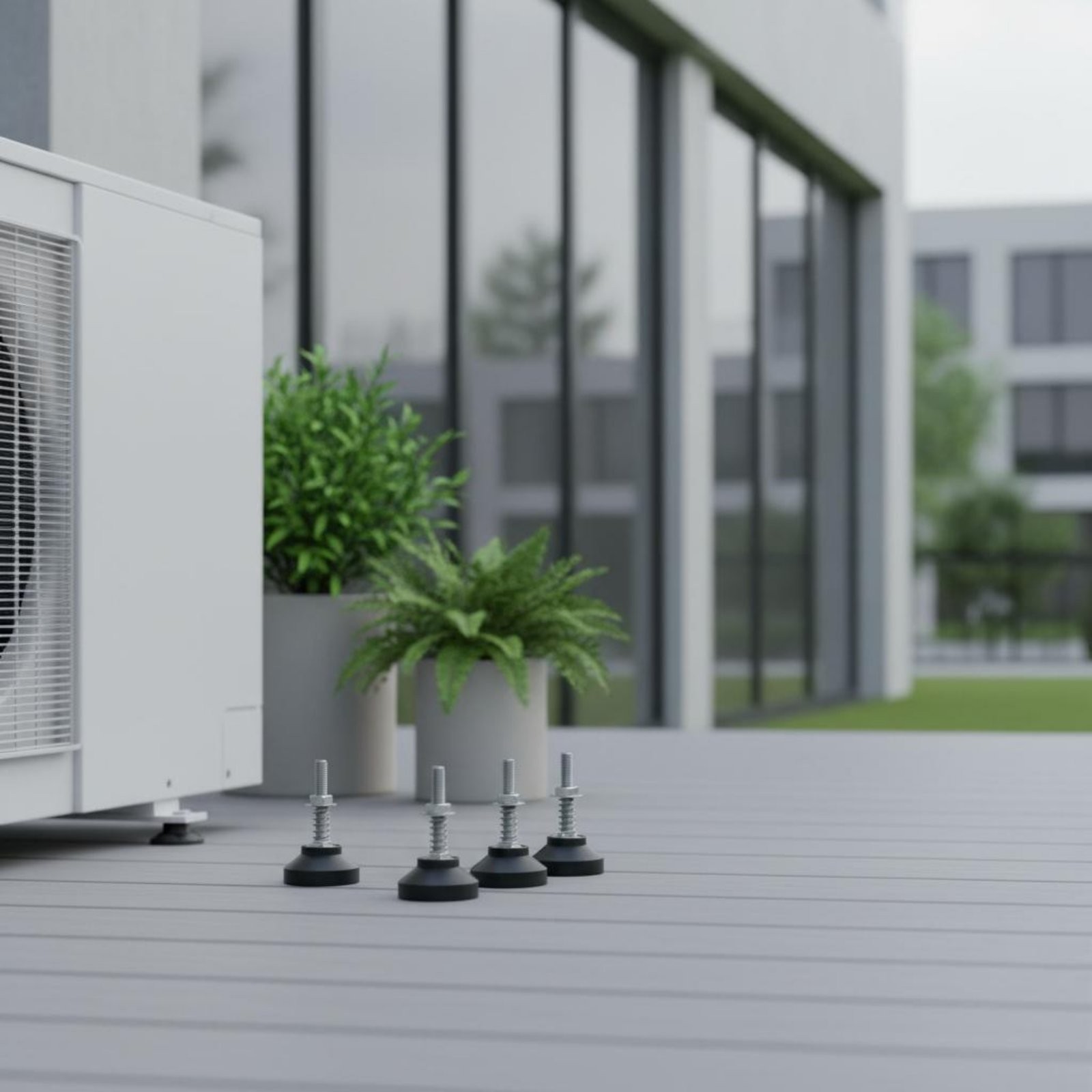 Air Conditioner Vibration Damper Noise Reducing Air Conditioner Condenser Mount