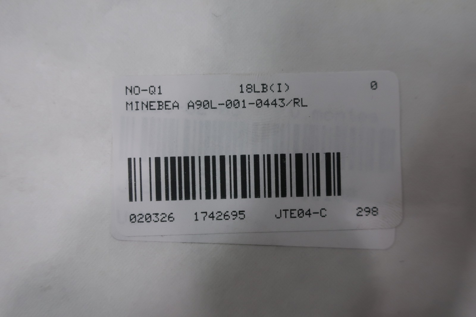 Minebea A90L-0001-0443/RL Spindle Motor Fan 200v-ac 36/44w