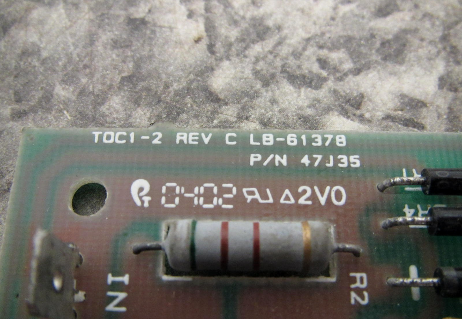 Lennox TOC1-2 / LB-61378 / 47J35 Time Delay / Timed Off Control Circuit Board