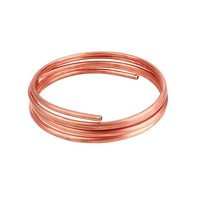 1M Soft Copper Tube Coil 2-12mm OD T2 Pipe Air Conditioning Refrigeration Tubing