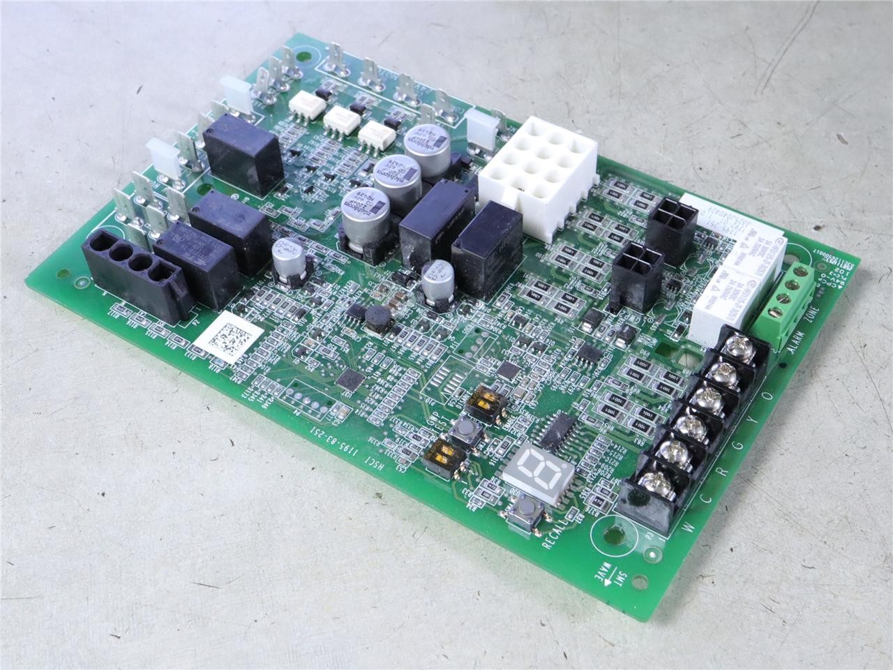 LENNOX 1195-251 Furnace Control Circuit Board 107792-01