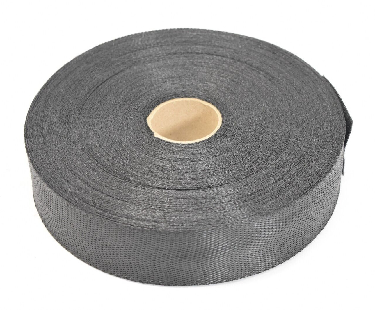 XperTek Duct Strap Black Woven Polypropylene 1.75″ x 300 ft DS175B Strap Mesh