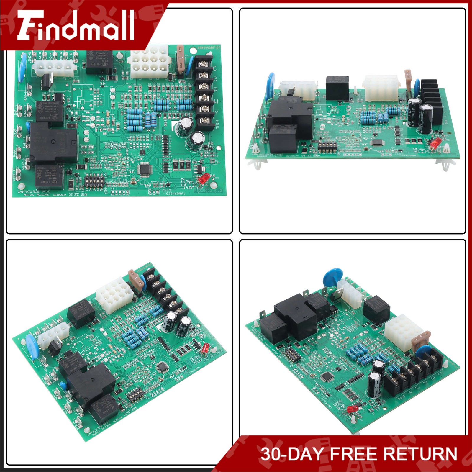 Findmall Gas Furnace Control Board 50A65476 50A65-5165 D341396P05 CNT05165