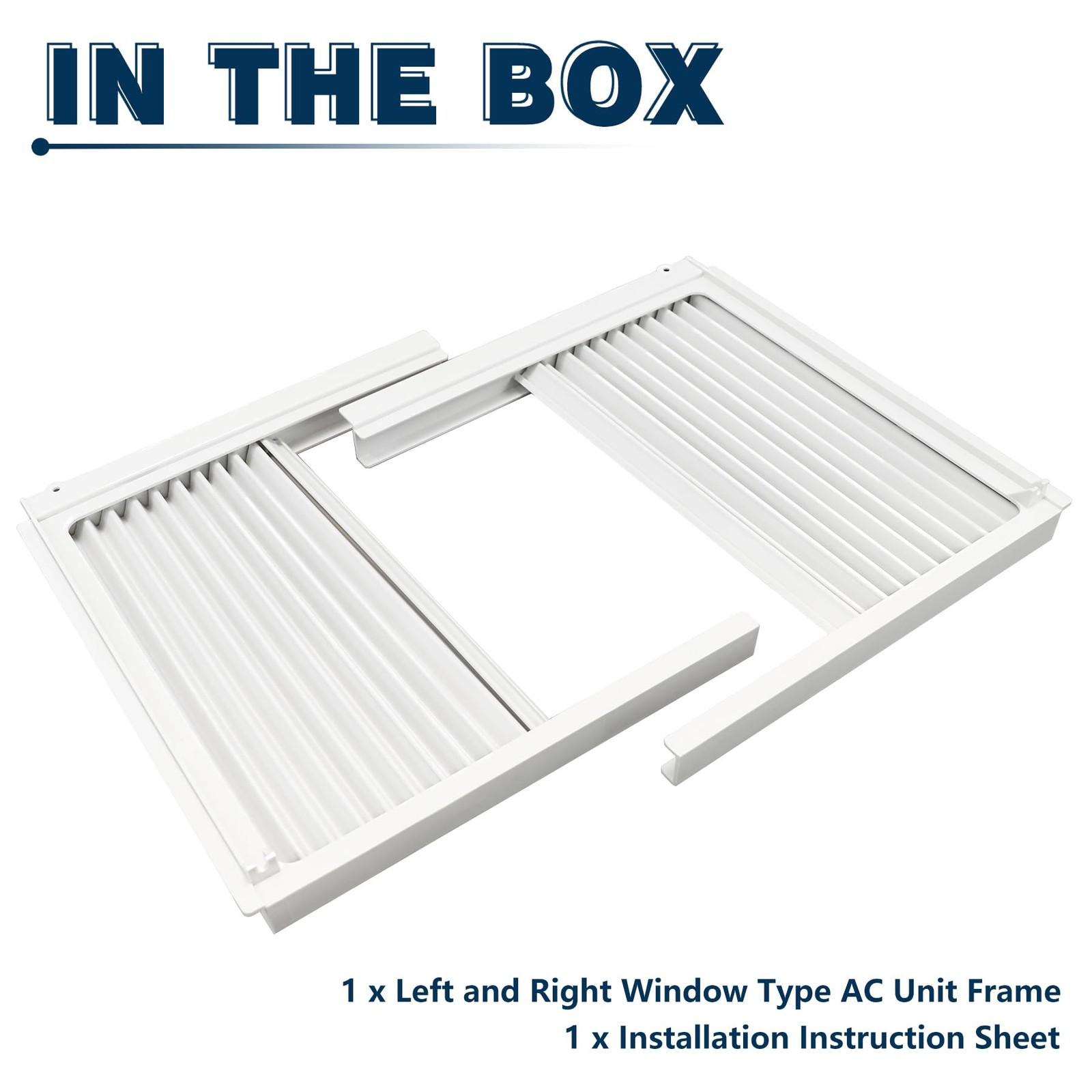 Pearwow Window Air Conditioner Side Panel with Fits 12000BTU AC Units
