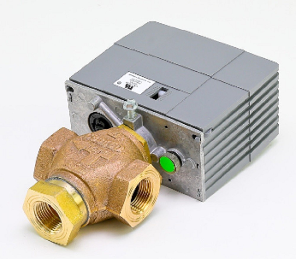 Johnson Controls VG7842LS+8122G 3 Way Mixing Valve With Actuator, 3/4, 3W 7.3Cv