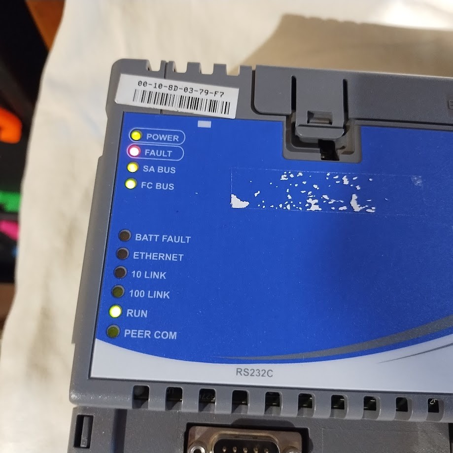 Johnson Metasys MS-NCE2566-0 Used. Powers up, Has Battery, Intermittant Fault