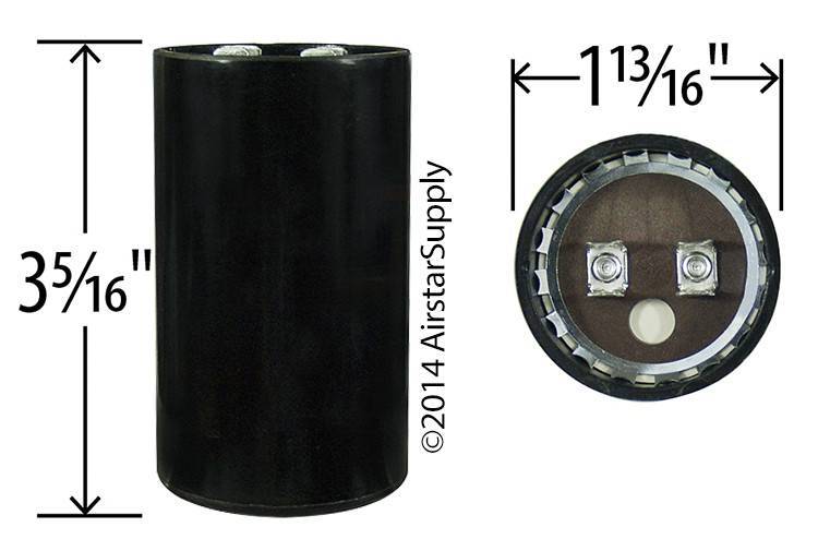 USA MADE 270-324 MFD uF Electric Motor Start Capacitor 165V HVAC 165 VAC VOLT