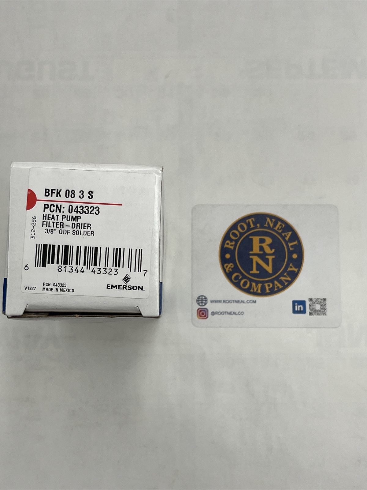 Emerson Flow Controls BFK-083S, 043323, Heat Pump Filter Drier