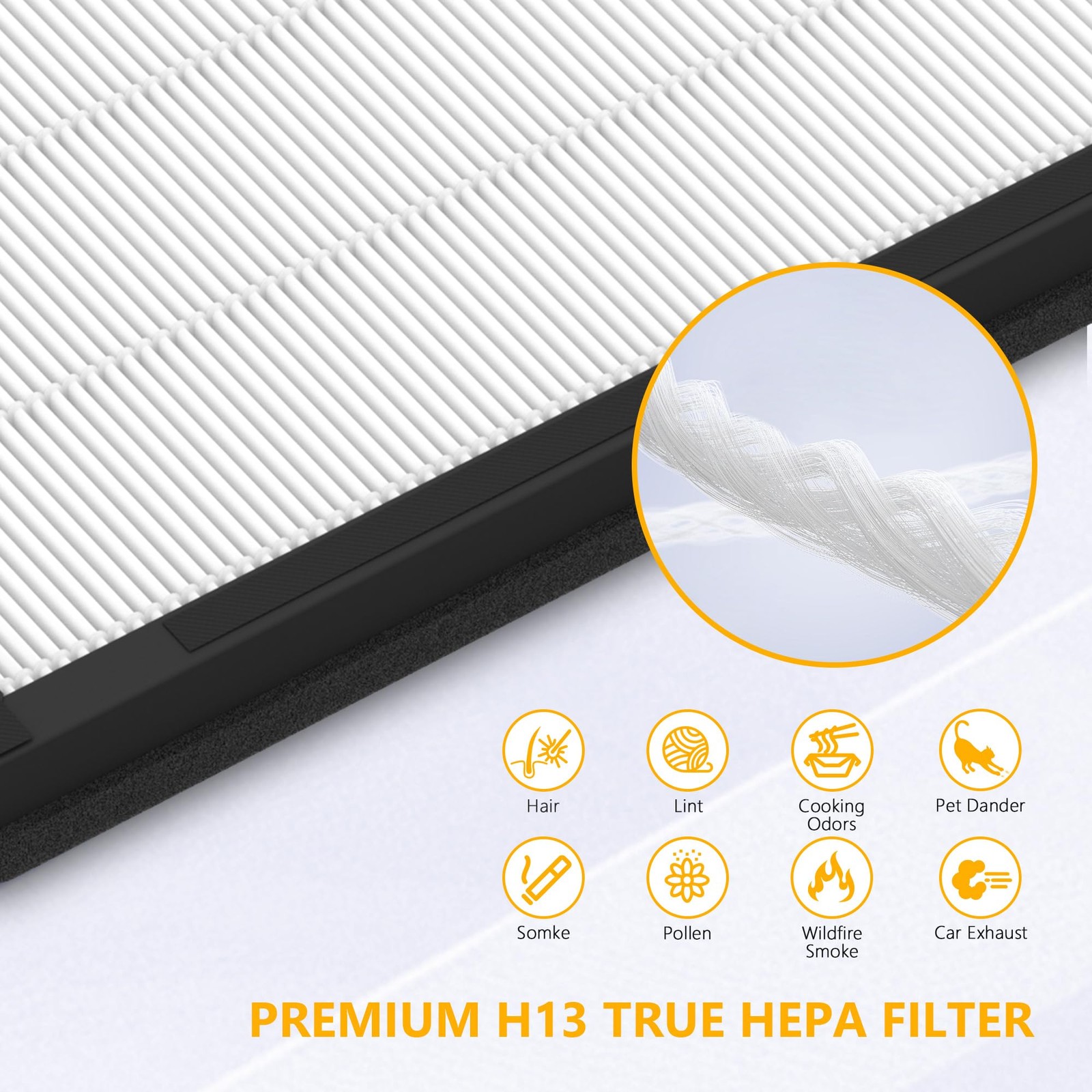 MK-AP01 Replacement Filter Compatible with TER Air Purifier,…