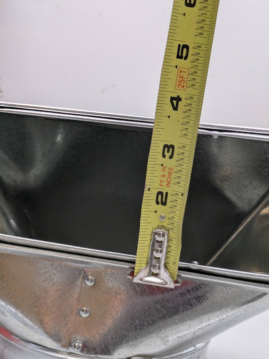Master Flow Stack Boot 10 in. x 3-1/4 in. to 6 in. 90 Degree Galvanized Steel