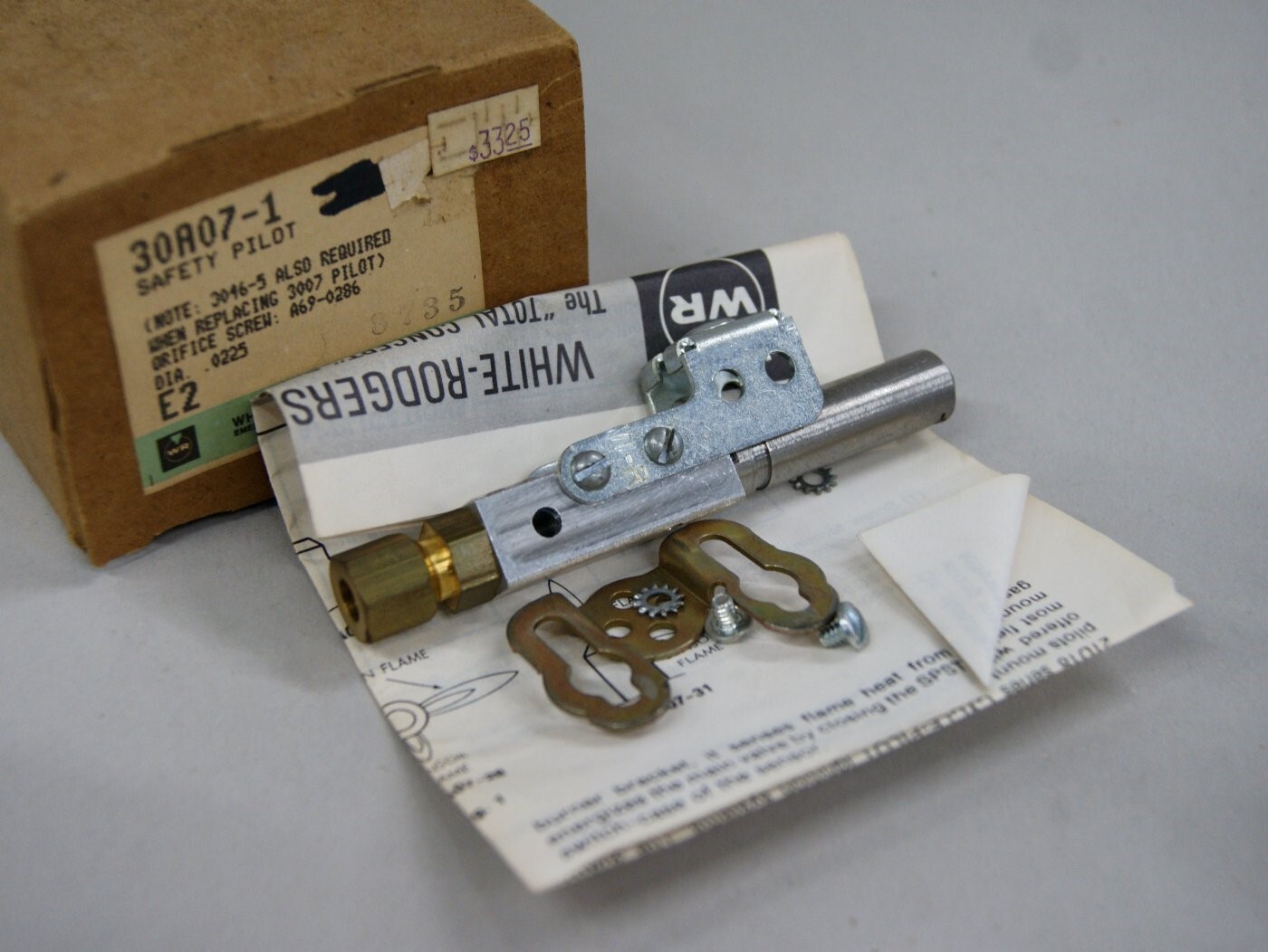 White Rodgers 30A07-1 Safety Pilot, NOS in Box, L-5107