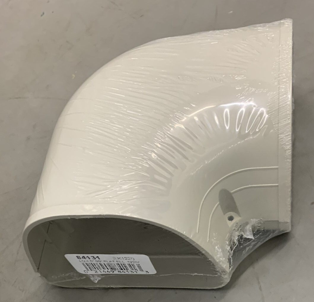 FORTRESS 84131 4.5″ 90° FLAT ELBOW LK122I IVORY HVAC DUCT WORK
