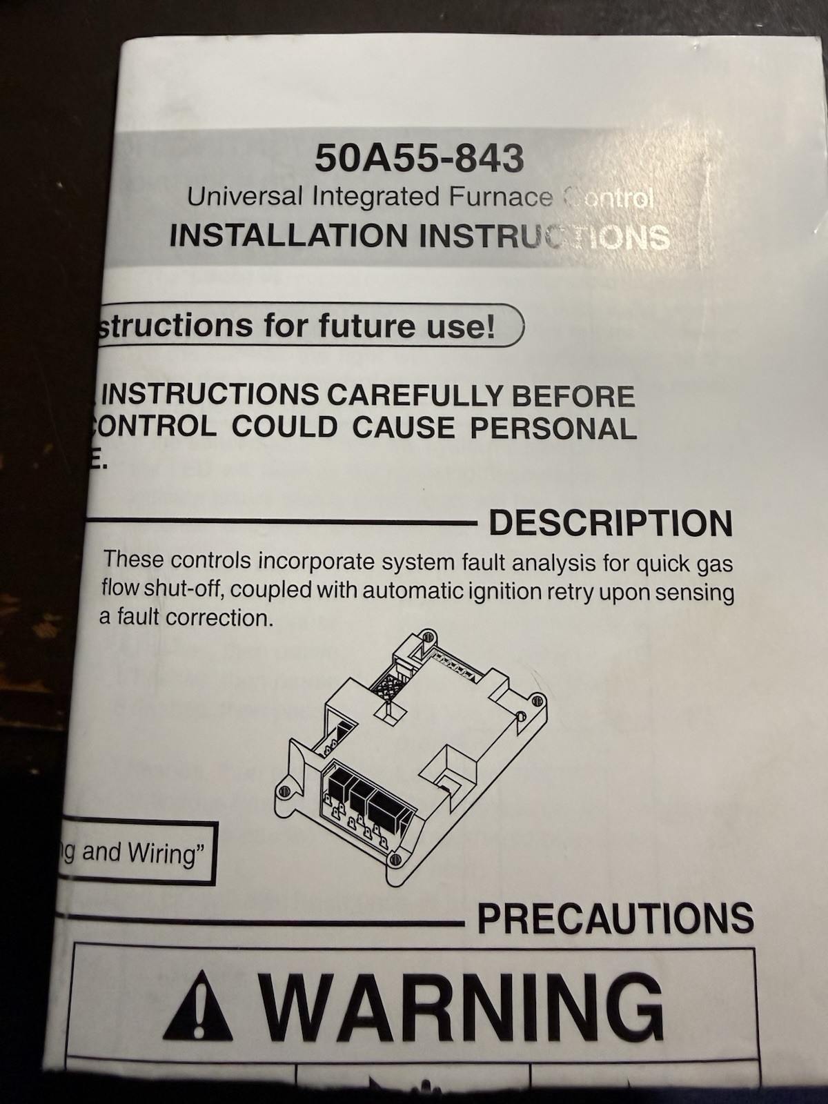 Universal Furnace Fan Control Board 50A55-843 for White Rodgers 50A50-405