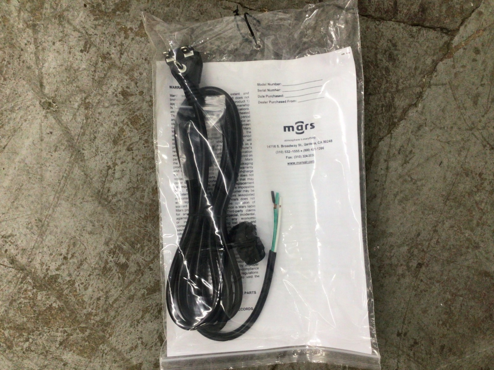Mars Lpv248-1Ud-Ob Air Curtain, Low Profile, 48 In