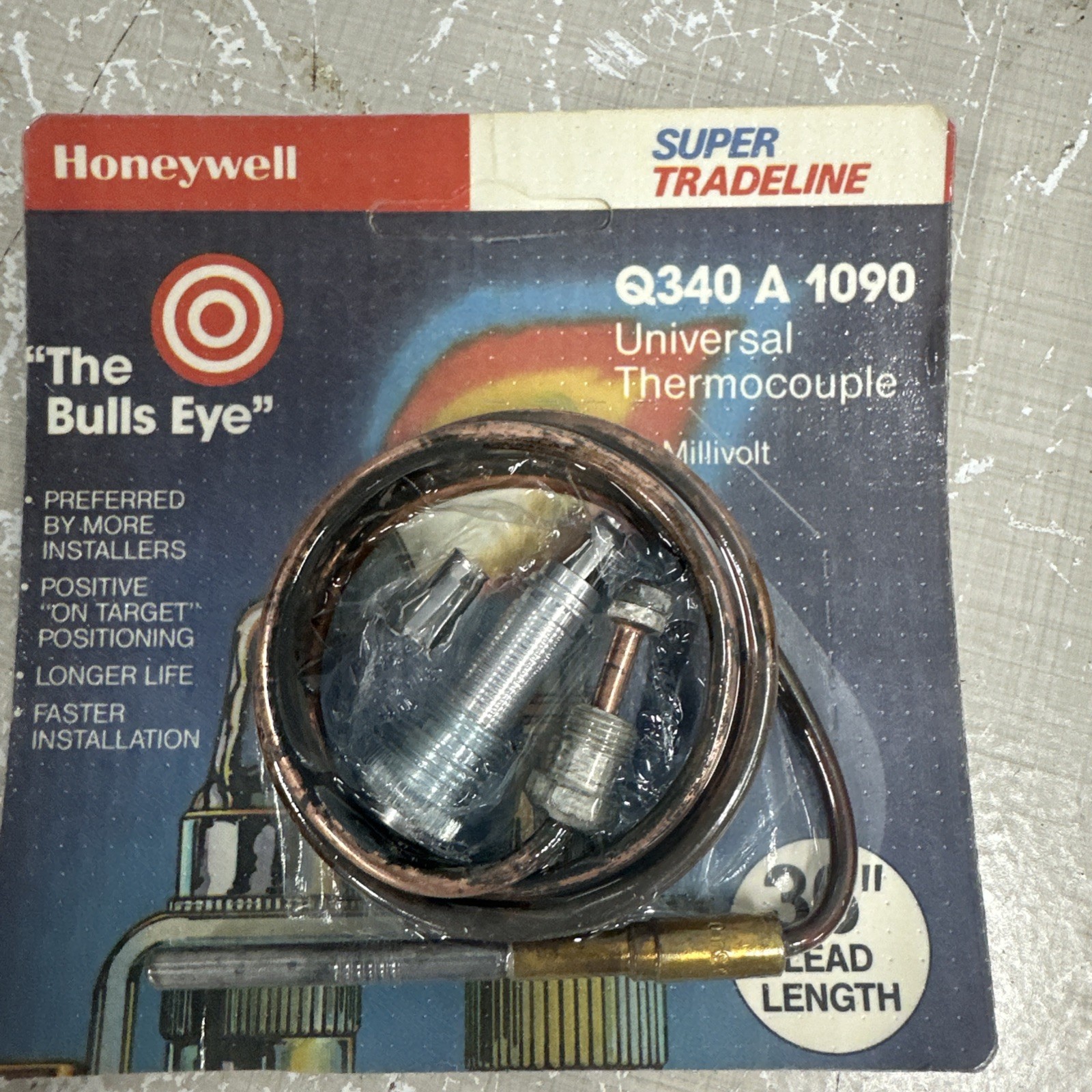 Honeywell Q340A1090 Universal Thermocouple 36 Inch 30mV