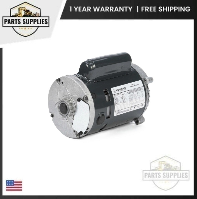 Marathon J1025 Fan and Blower Motor 1/3 HP 3450 RPM 1PH 115/230V 56C 5KC37FN71HX