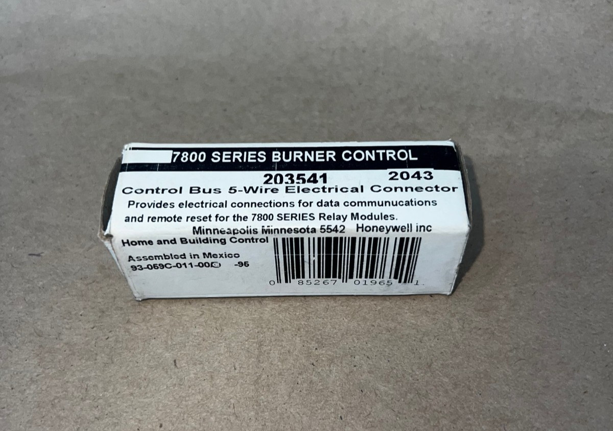 Honeywell 203541 Control Bus 5-Wire Electrical Connector *NEW*