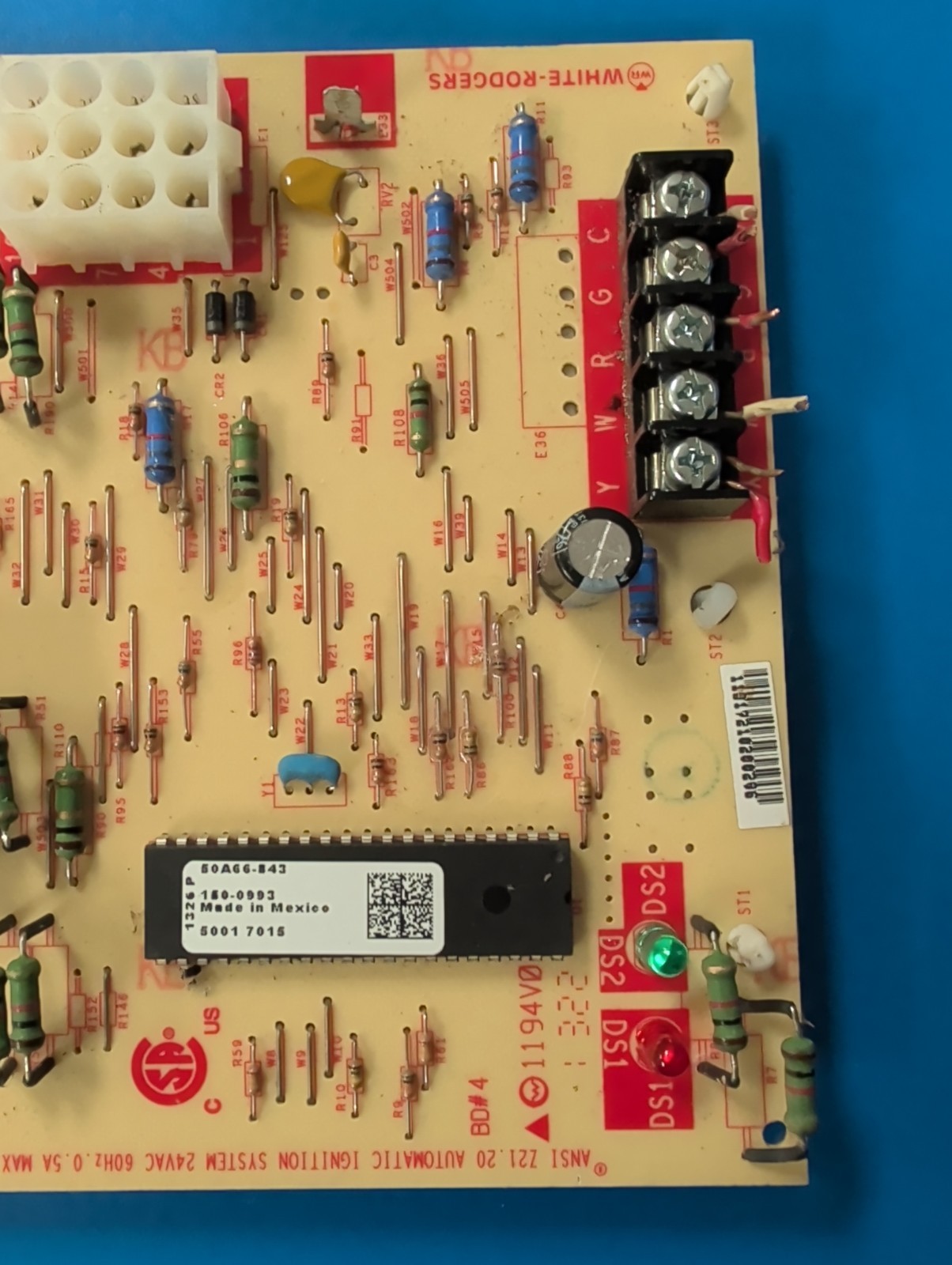 50A66-843 GUARANTEED WORKING TESTED GOOD Furnace Control Circuit Board