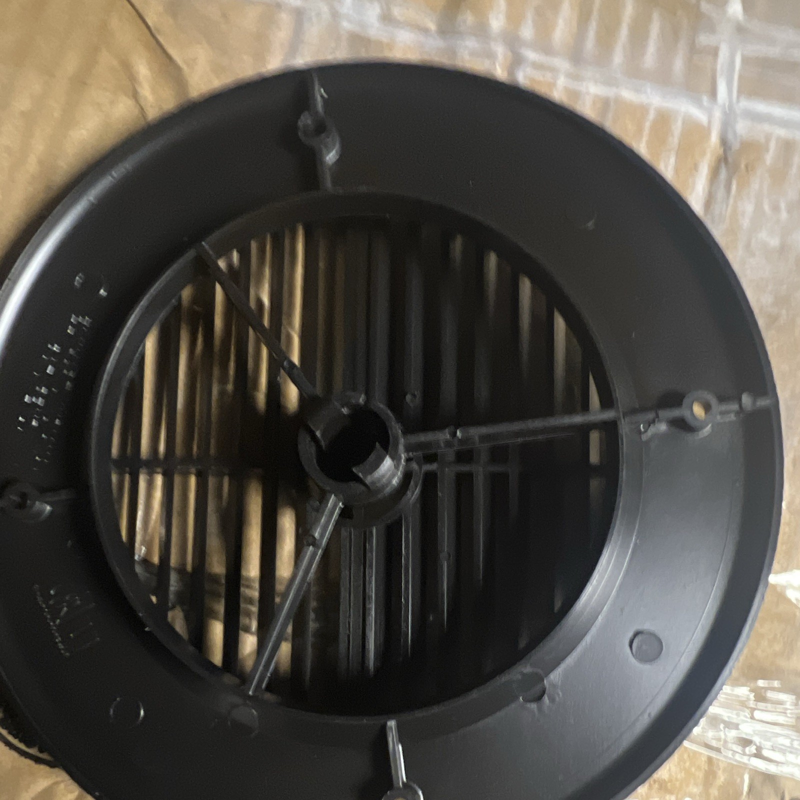 C&J Incorporated 6840BK 4″ A/C Vent with Louvers, Black, Vent Type 125 pieces