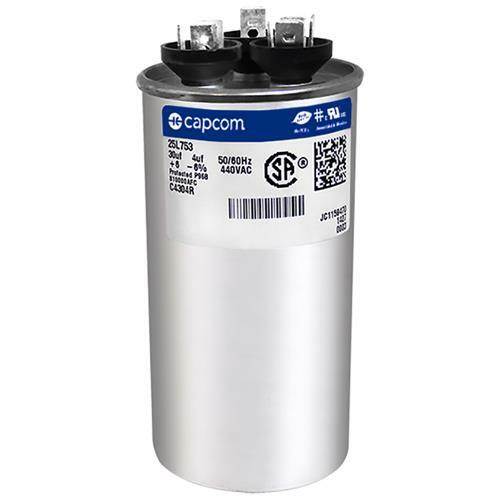 Capcom Capacitor Dual Run 30/4 uf MFD 440 Volt Fit GE Genteq 25L753BZ2 25L753BZ3