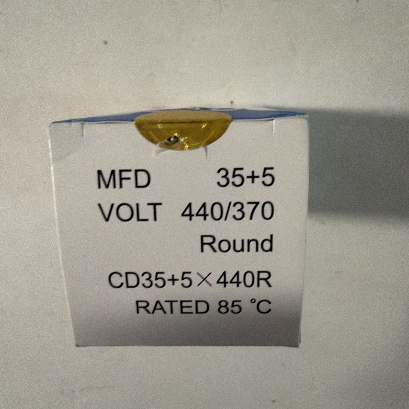 Air Conditioning HVAC Round Dual Motor Run Capacitor 35 + 5 MFD 440 Volt