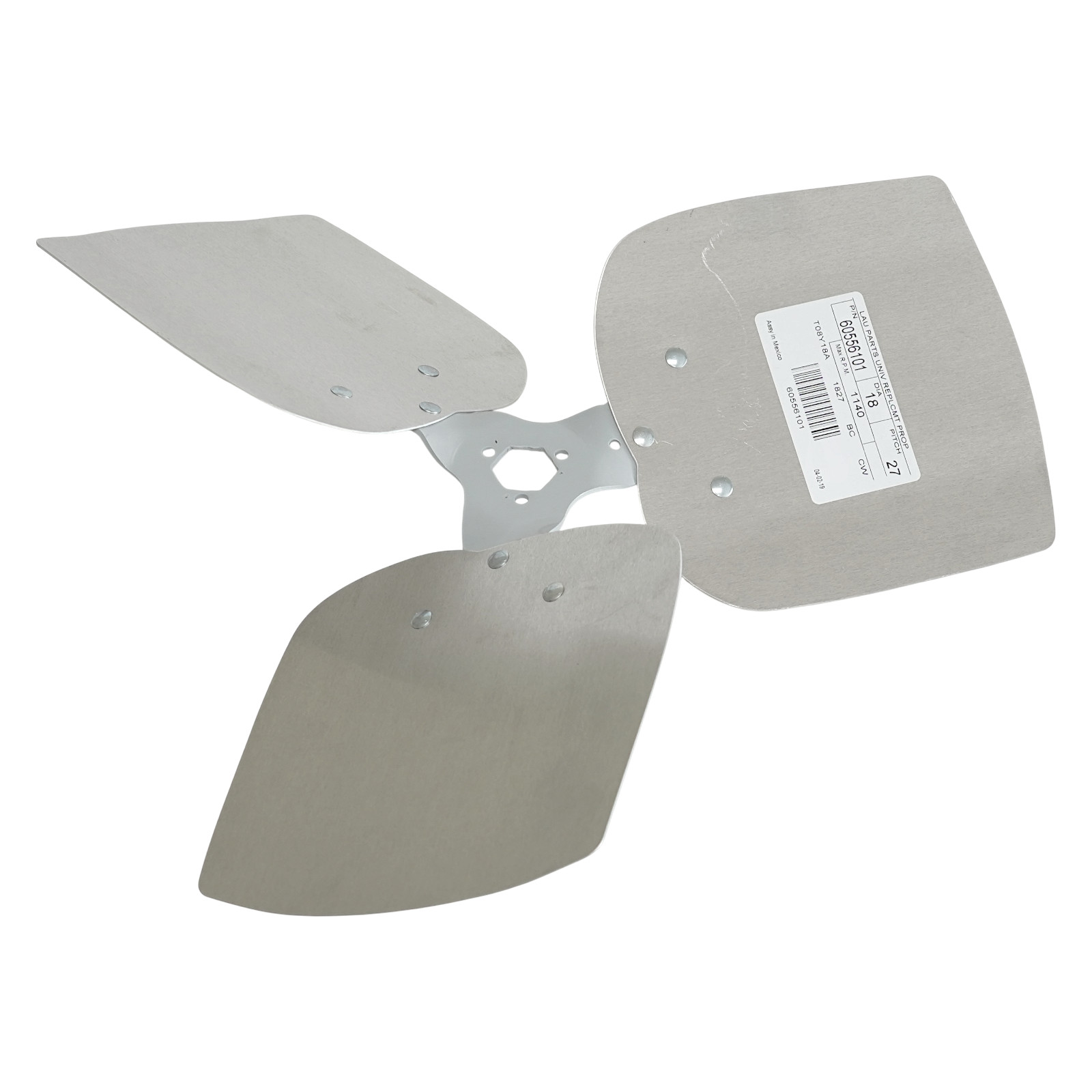Lau 60556101 18″ Fan Blade CW Rotation 27 Degree Pitch 3 Blades