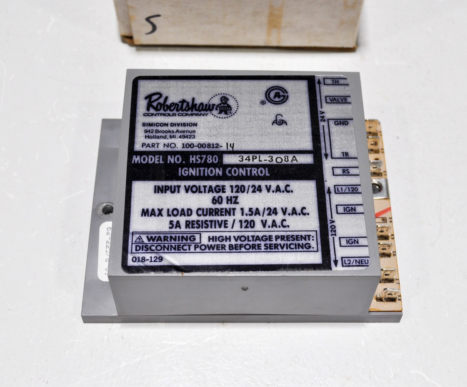 Robertshaw 62-22578-01 Module HS780-34PL-308A