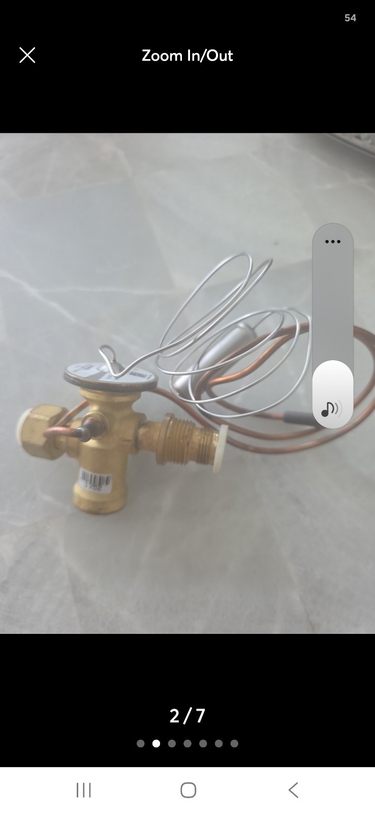 Nordyne 669682 REPLACEMENT TXV THERMOSTATIC EXPANSION VALVE