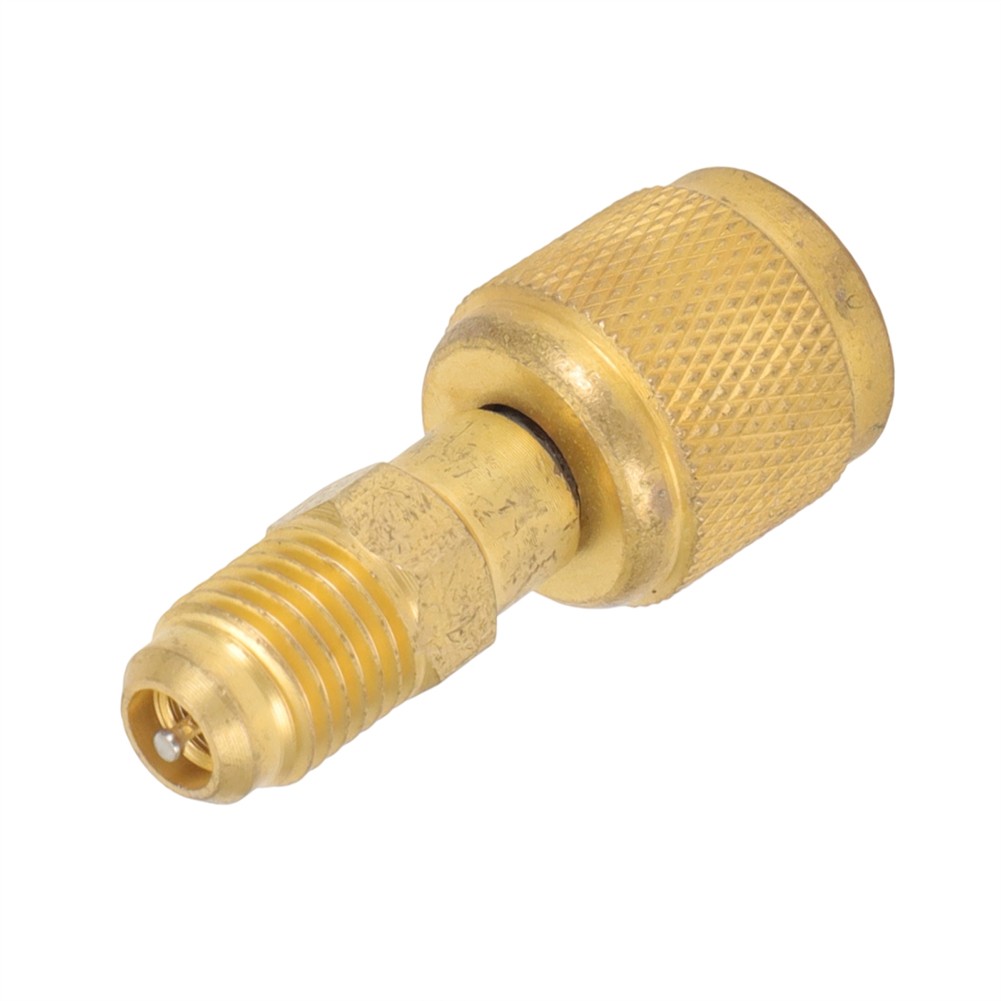 2x For A2L R454B R32 Tank HVAC R32 Reverse Thread 1/4” Female 1/4” Male Adapter