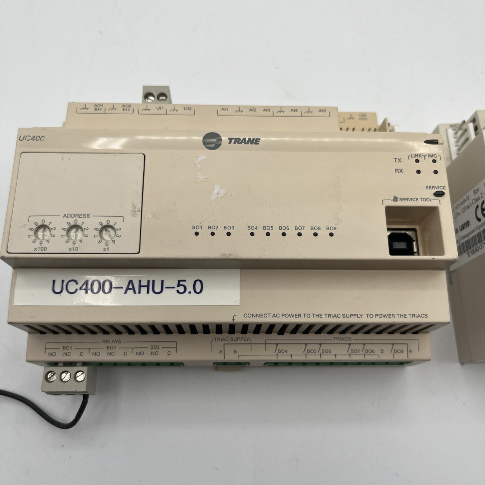 Trane UC400 + XM30 Expansion Module Programmable Tracer Control BACnet