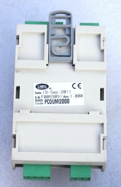 CAREL PCO ROHS CODE PCOUMI2000 REV 1.000 HUMIDIFIER HUMIDITY INTERFACE MODULE