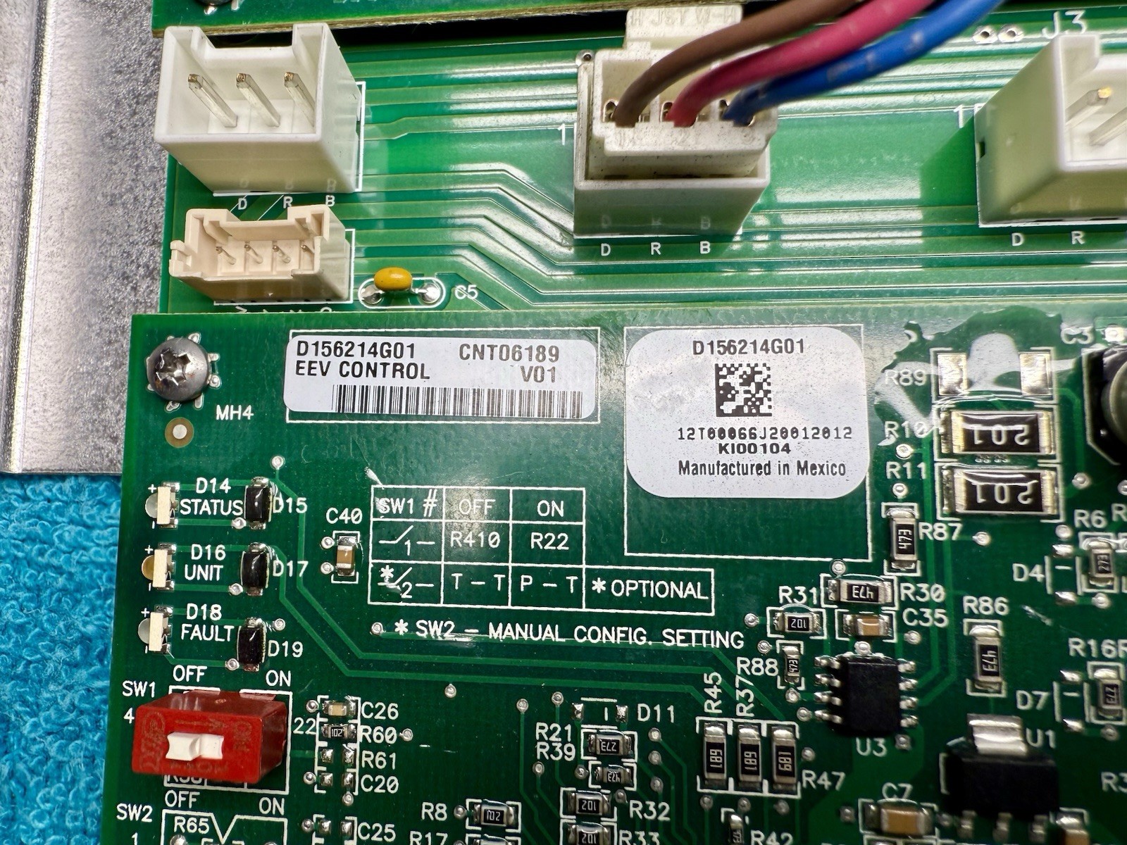 Trane American Standard Control Board D156232G03/D156214G01 /CNT06189 /CNT06659
