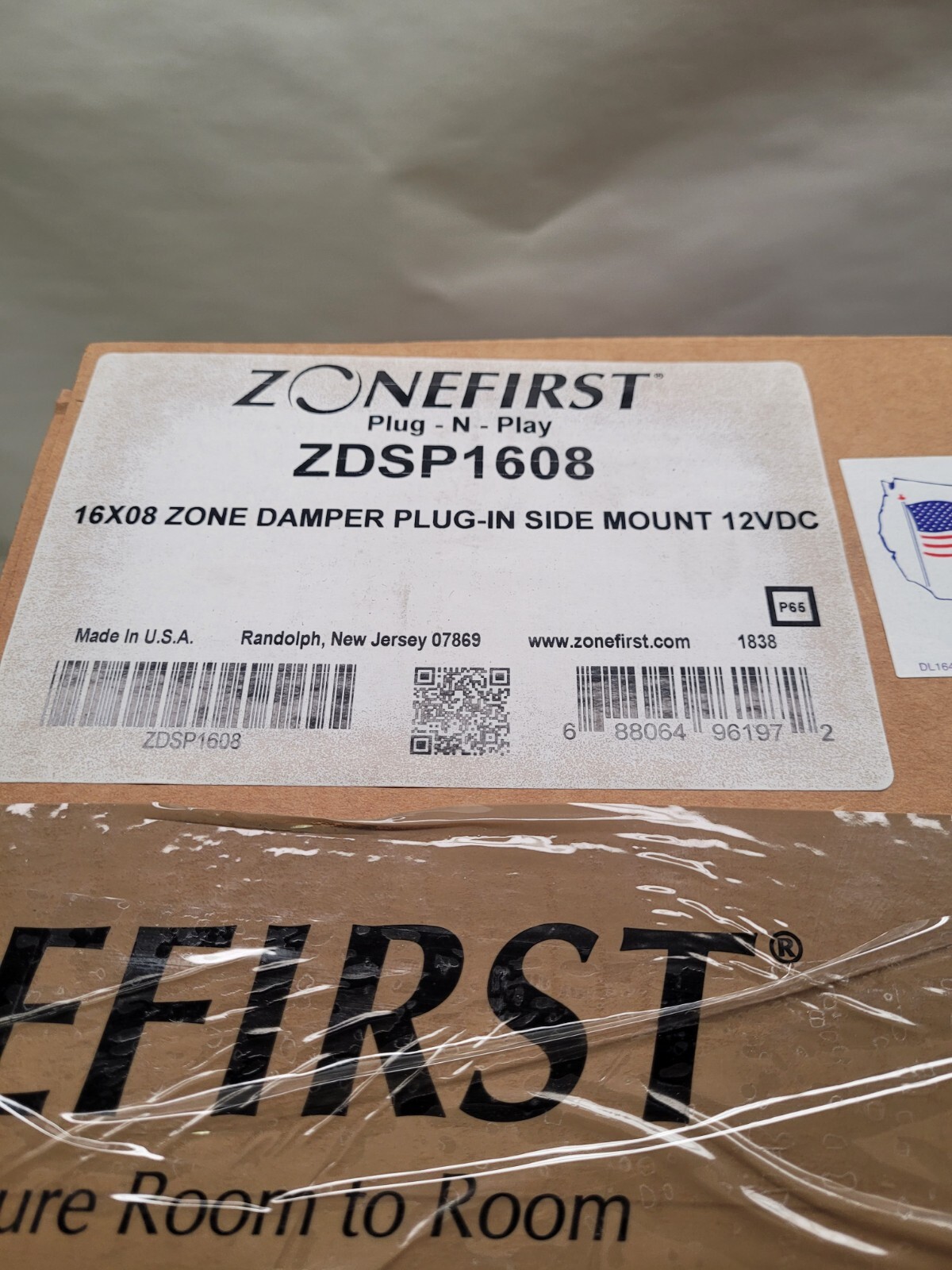 Zonefirst ZDSP1608 Zone Damper 16×8