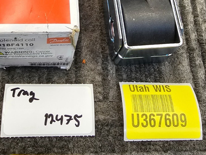 DANFOSS 018F4110: Encapsulated Solenoid Coil Type BJ120CS – 110V AC, 16W at 50Hz