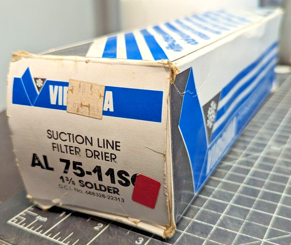 AL75-11SC KMP 1 3/8” ODF Solder Suction Line Filter Drier Large Capacit NOS [A6]