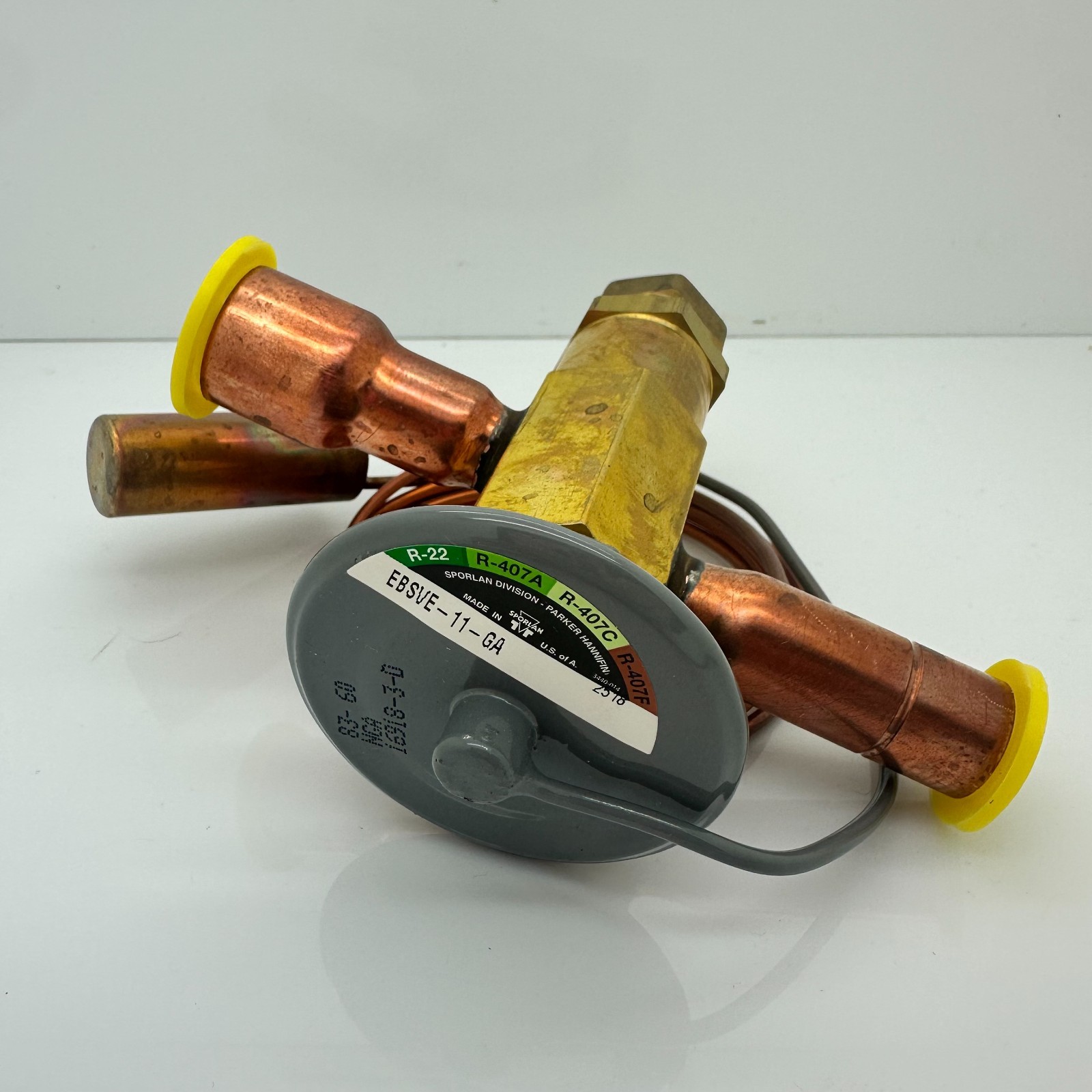 Sporlan Thermal Expansion Valve EBSVE-11-GA | 5/8″ x 7/8″ ODF w/ 60″ Capillary
