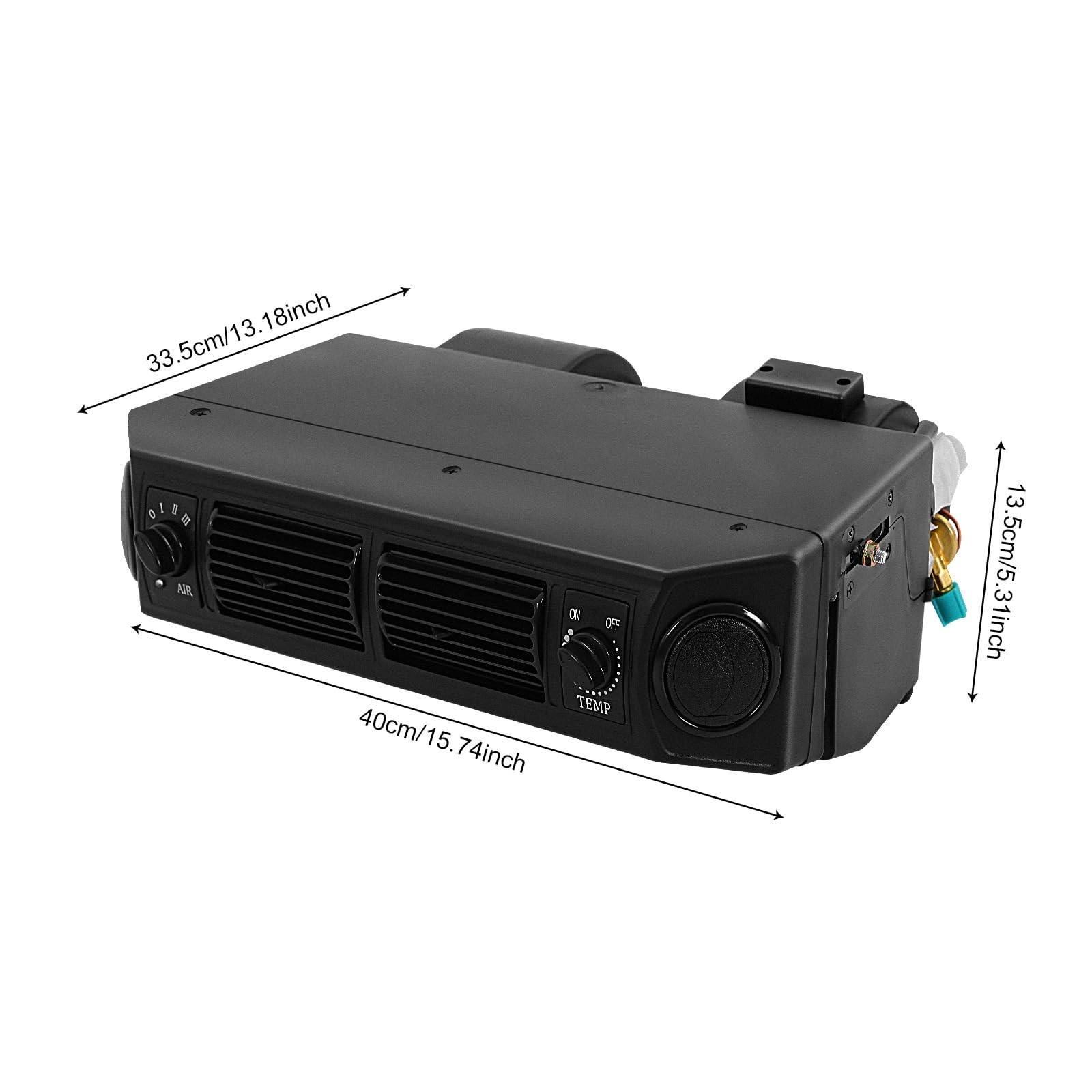 12V Universal Under-Dash A/C Heat & Cool Evaporator 3 Speed for Car Truck