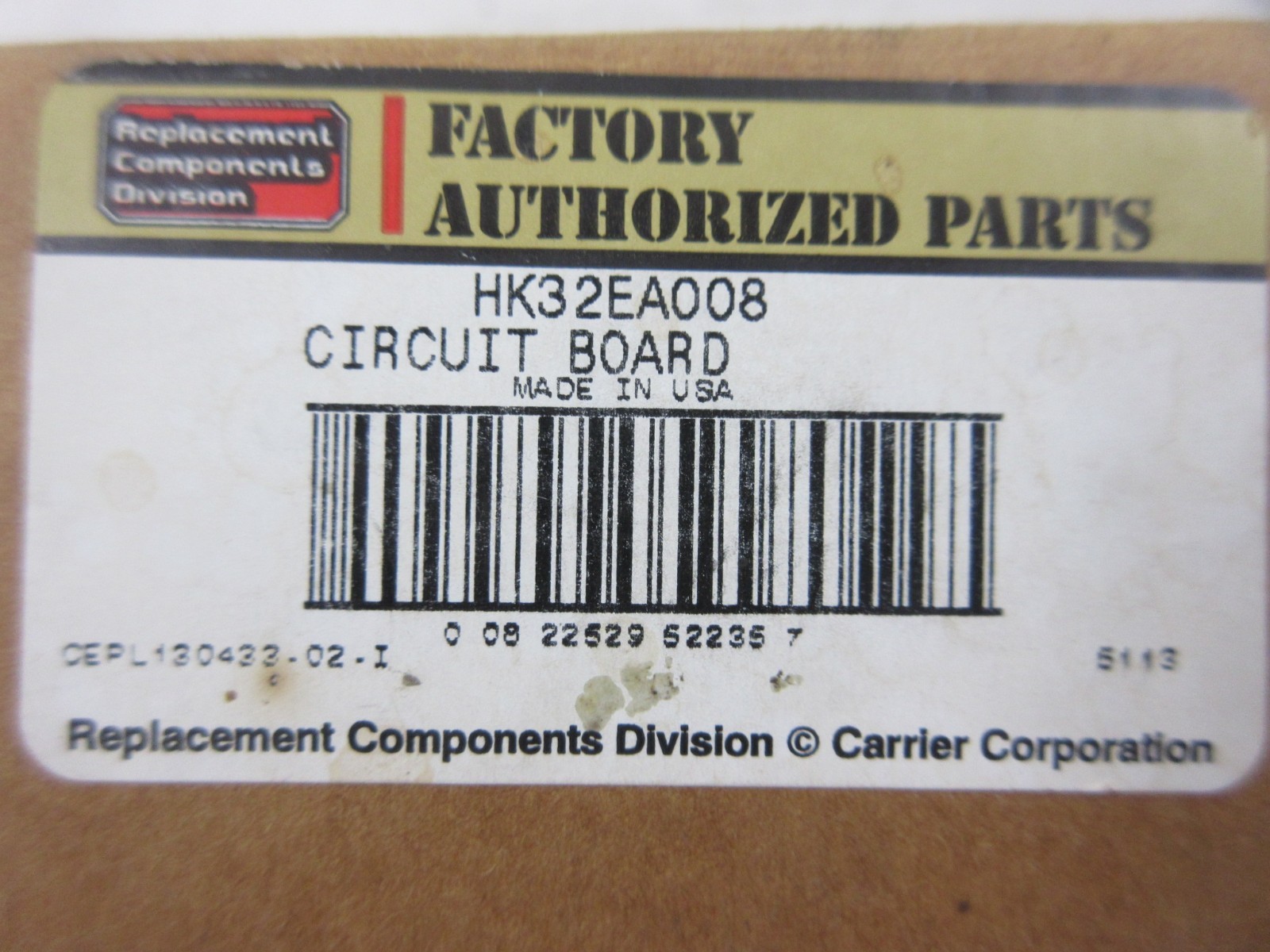 CARRIER BRYANT PAYNE HK32EA008 HEAT PUMP DEFROST CONTROL BOARD