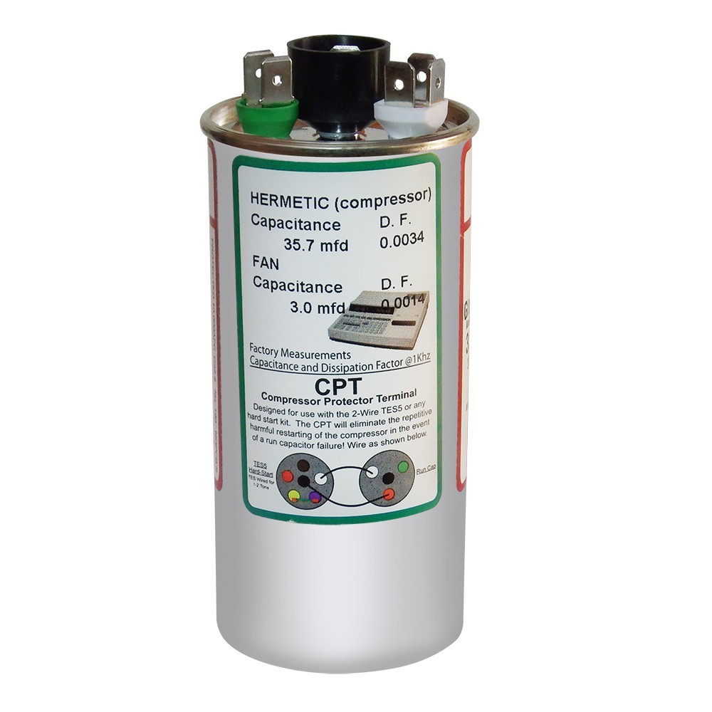 Amrad Replacement for Totaline P291-3534R Dual Capacitor 440 Volt 35 + 3 MFD