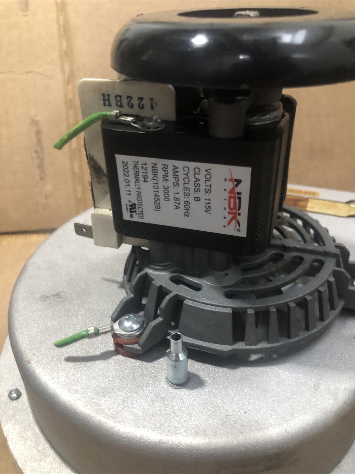 Intercity Products Furnace Draft Inducer (119290-00, 1014433, 1014529) 115V I