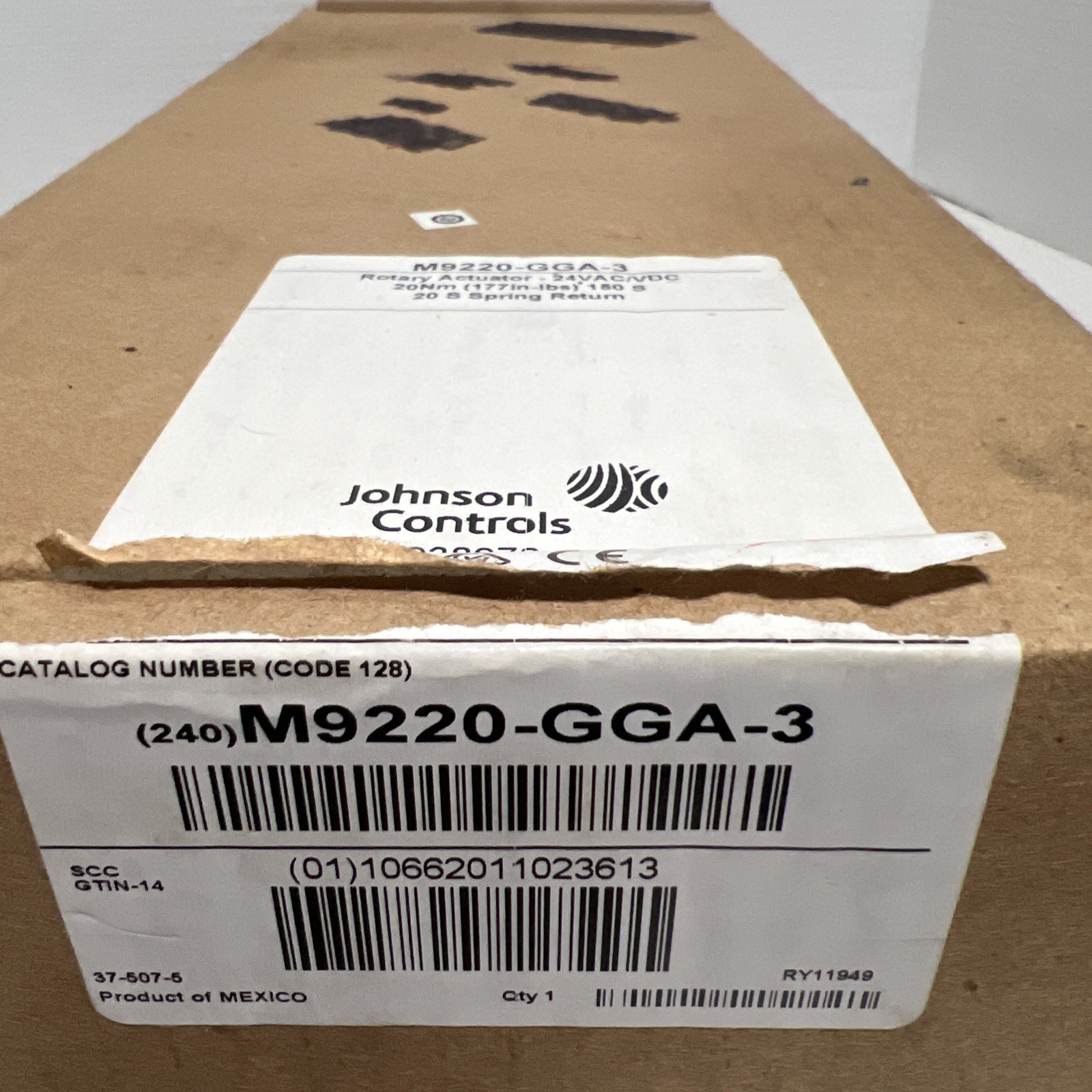 Johnson Controls M9220-GGA-3 Rotary Actuator Brand New In Open Box See Pictures