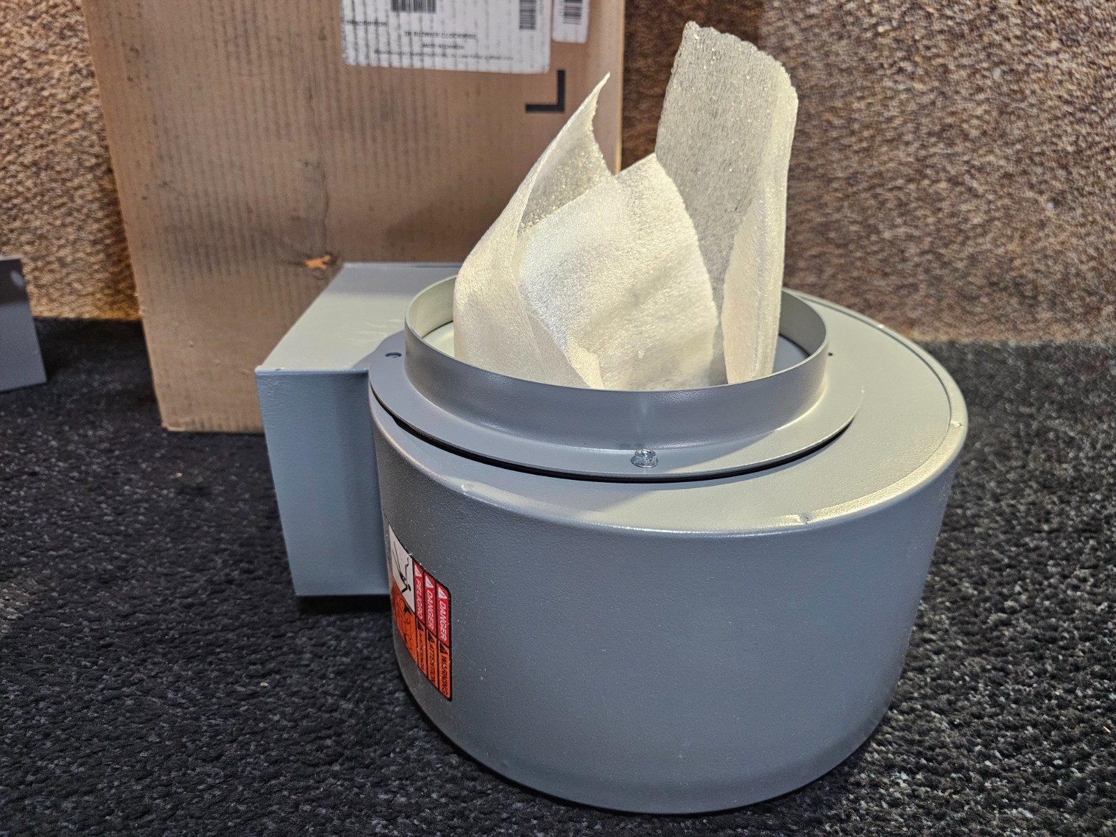 DAYTON 1C792 7 3/4 in Blower Wheel Dia, Direct Drive, For 360 CFM Airflow Steel