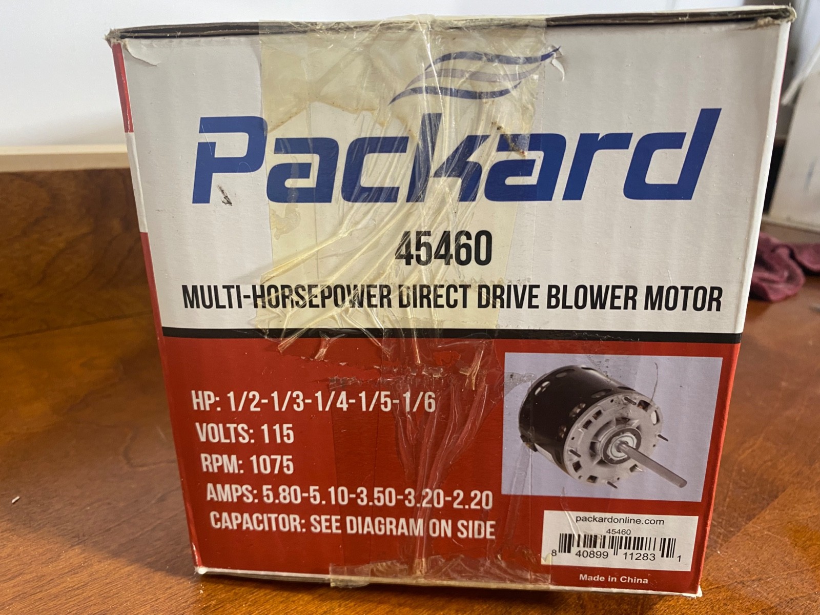 Packard 45460 – Direct Drive Blower Motor – Multi-horsepower