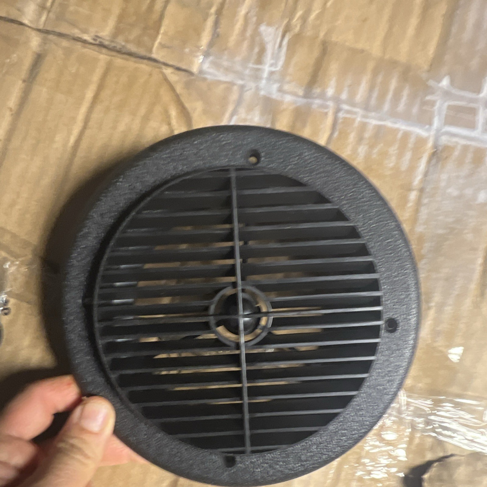 C&J Incorporated 6840BK 4″ A/C Vent with Louvers, Black, Vent Type 125 pieces